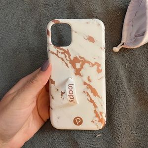 Marble iPhone 11 loopy case